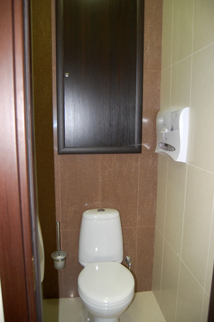 ремонт туалета, отделка стен: в офисе, офисных, нежилых, жилых, помещениях